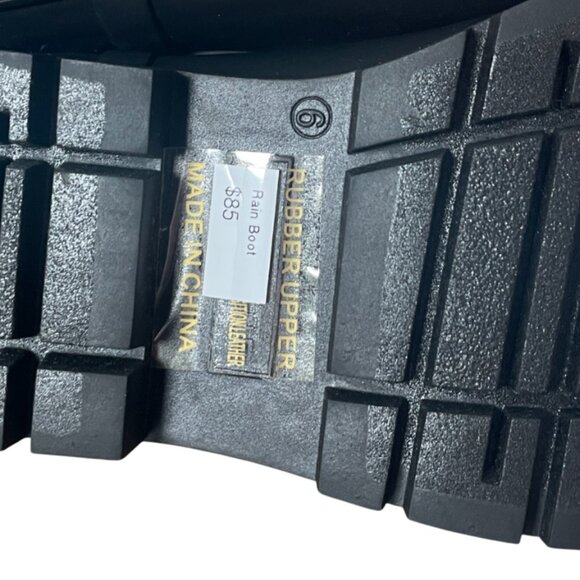 Everlane The Rain Boot Womens 6 Black Rubber Chelsea Boots - Picture 15 of 15